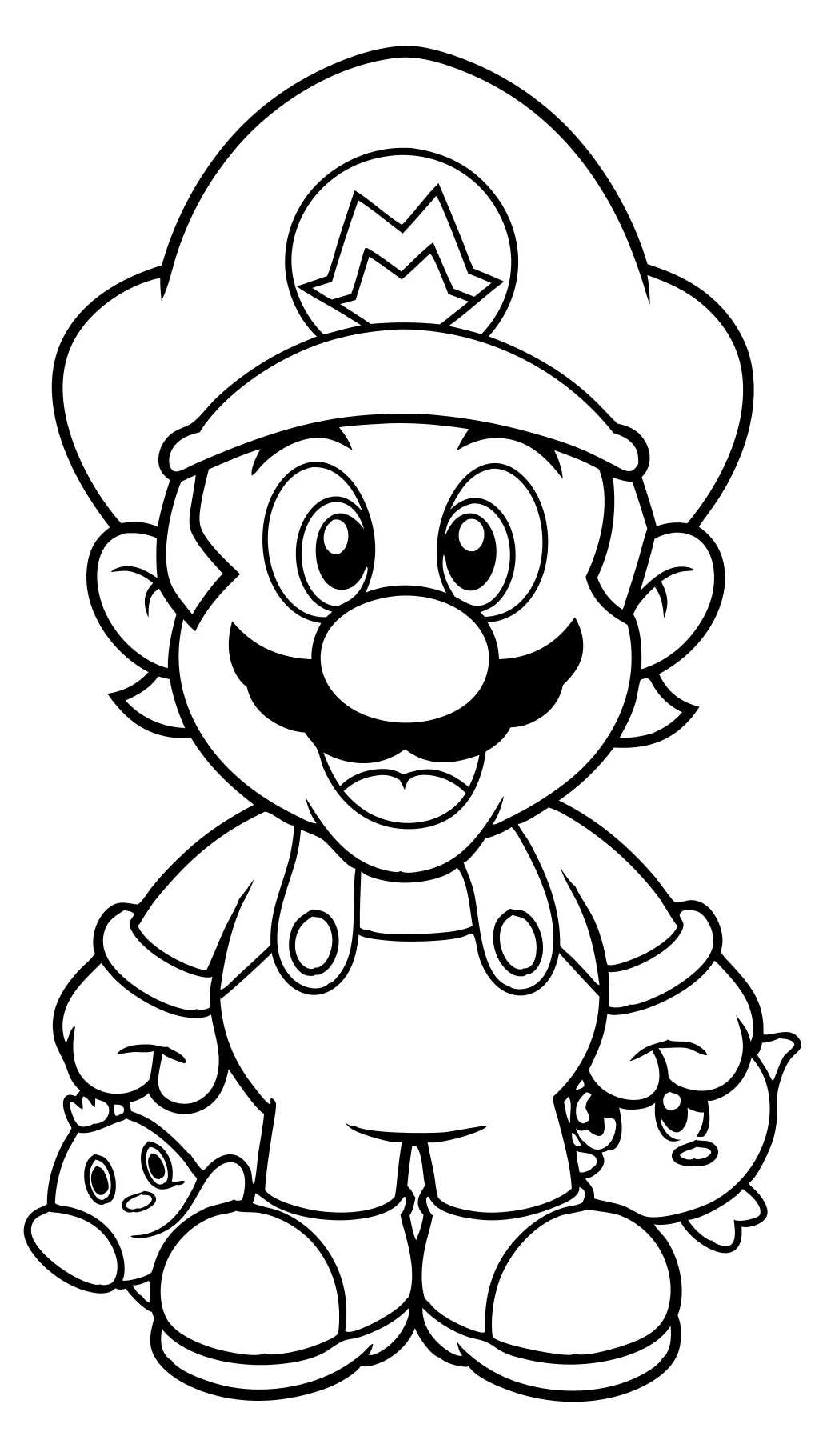 coloriages imprimables mario